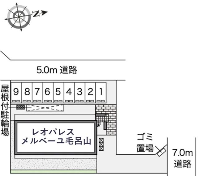 レオパレスメルベーユ毛呂山駐車場【44544】の駐車場写真