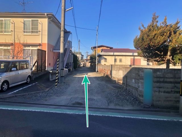 駐車場の入口