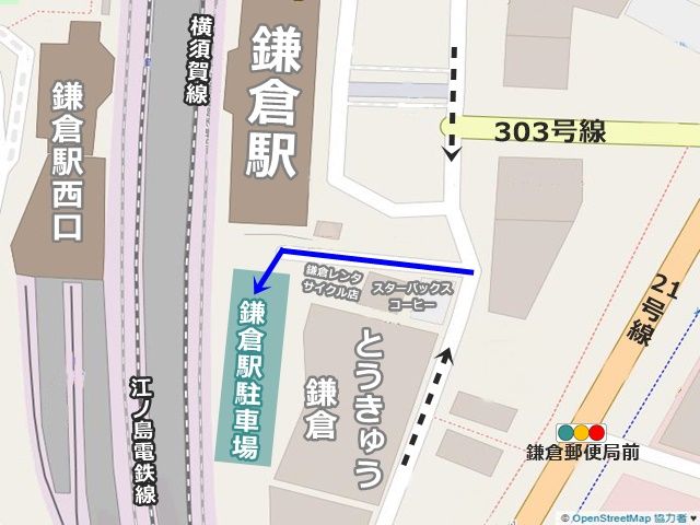駐車場周辺地図