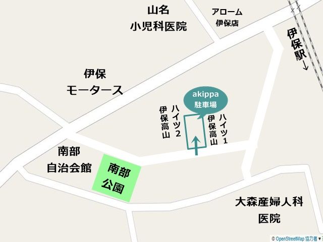 駐車場周辺地図