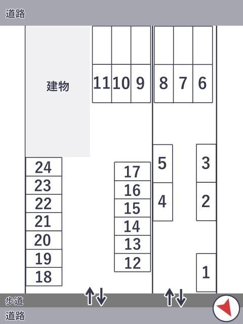 常滑駅前第1駐車場の駐車場写真