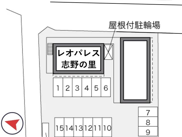 レオパレス志野の里駐車場【31522】の駐車場写真