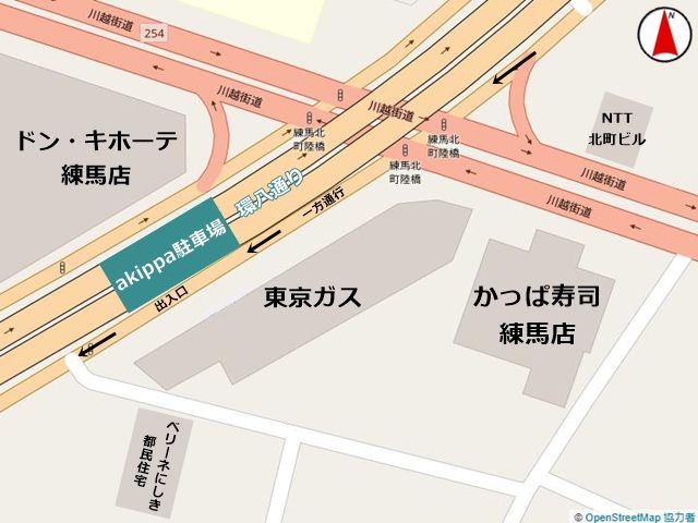 駐車場周辺地図