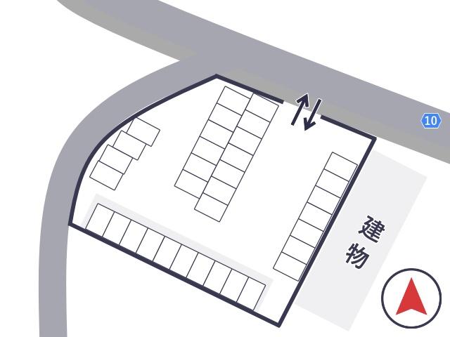 花火大会に最適な駐車場Aの駐車場写真