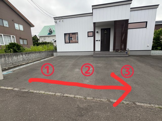 岩見沢市緑が丘駐車場Cの駐車場写真