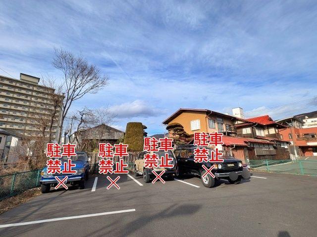 【諏訪湖の花火】8/15 akippa 太養パン店臨時駐車場の駐車場写真