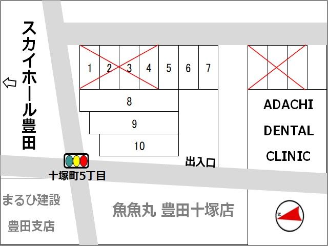 駐車場区画図