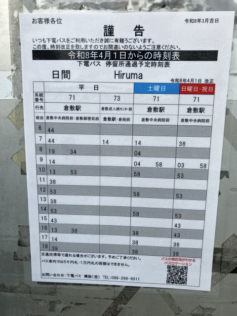 日間バス停前駐車場の駐車場写真