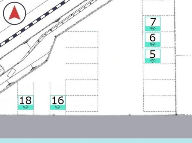 服部2丁目23 アキッパ駐車場の駐車場写真