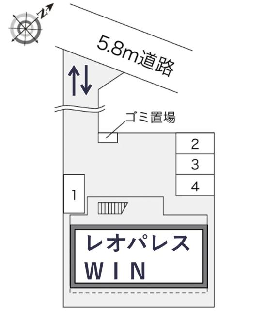 レオパレスWIN駐車場【22818】の駐車場写真