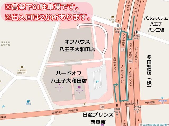 駐車場周辺地図