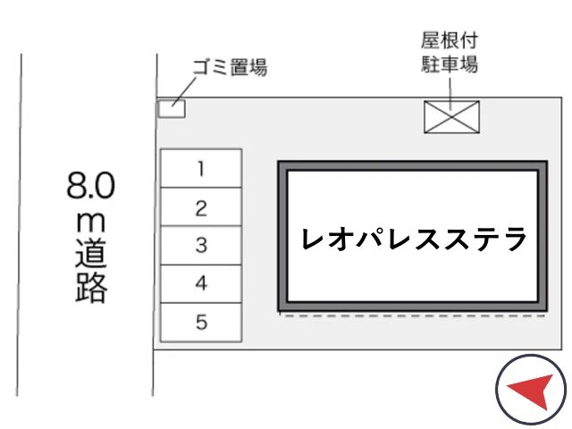 レオパレスステラ駐車場【29280】の駐車場写真