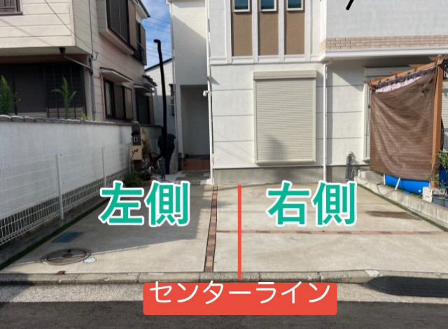 【左側】 運転試験場まで700m 盛光堂・やぶ忠まで徒歩数十秒の駐車場写真