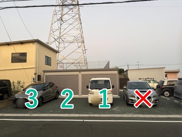 [262db]中央区上島6丁目▽アキッパ駐車場の駐車場写真