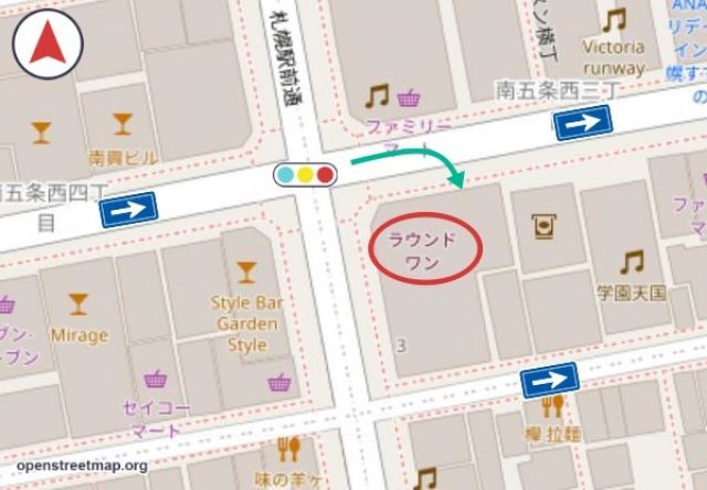 【特別プラン】ラウンドワン札幌すすきのパークエステートパーキング【8:00〜22:00】の駐車場写真