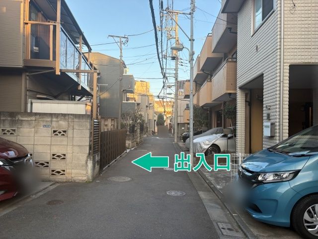 [2a4b5]小山台1丁目17▽個宅アキッパ駐車場の駐車場写真