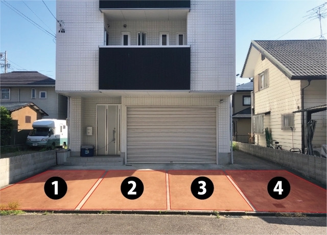 大幸1-7駐車場【4番】の駐車場写真