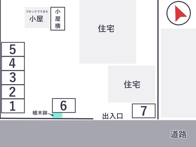 胡屋3-7-5駐車場の駐車場写真