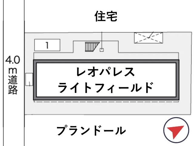 レオパレスライトフィールド駐車場【36472】の駐車場写真