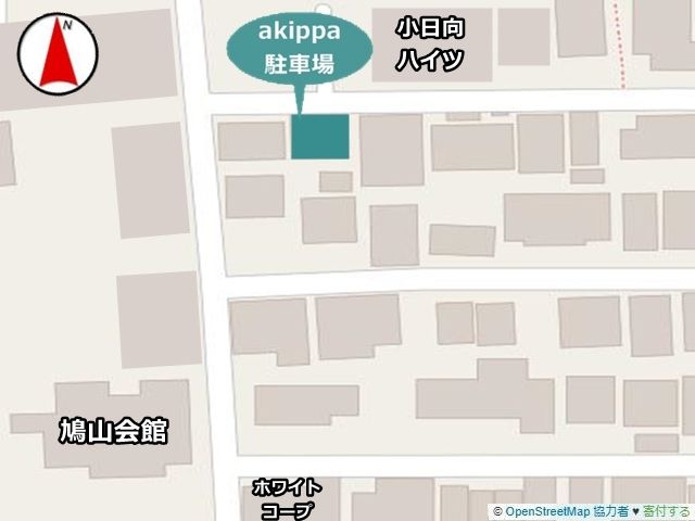 駐車場周辺地図のアップ