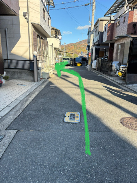 私市6丁目3-6戸建駐車場の駐車場写真