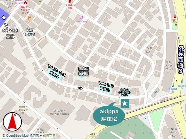 駐車場周辺地図