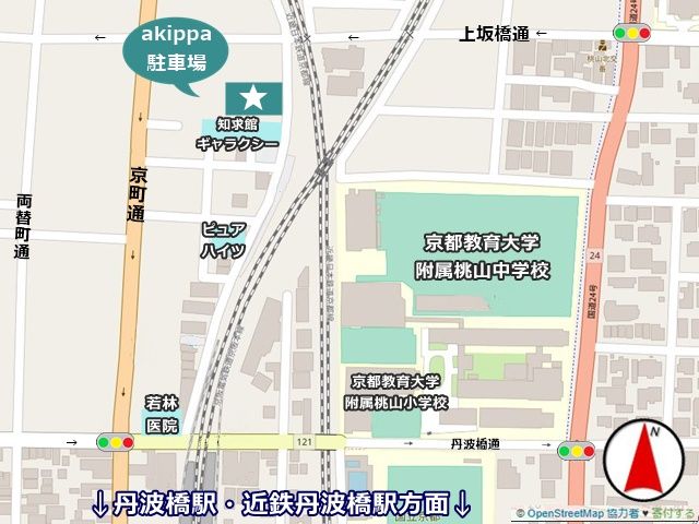 駐車場周辺地図