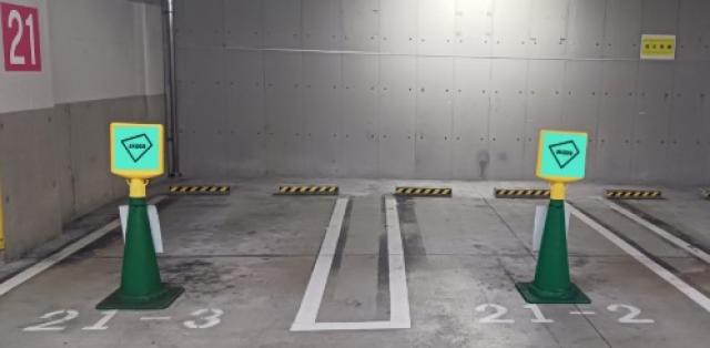 GEEKS OKAYAMA駐車場 普通車(大型車) 地下平面駐車場の駐車場写真