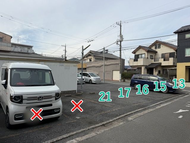 小台2丁目50-18☆アキッパ駐車場の駐車場写真