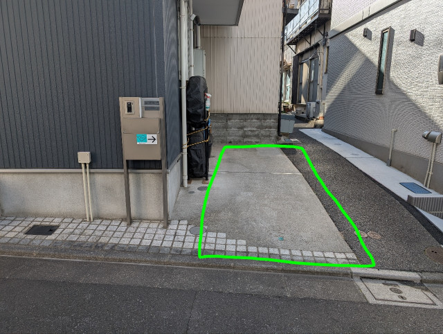 【サンシャイン・護国寺近く】東池袋5丁目21◎個宅アキッパ駐車場の駐車場写真