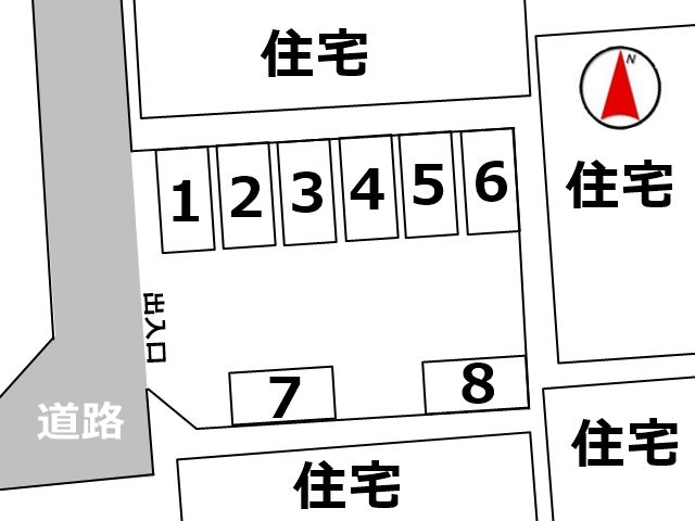 区画図をしっかりと確認し、ご予約したスペースへ駐車してください。