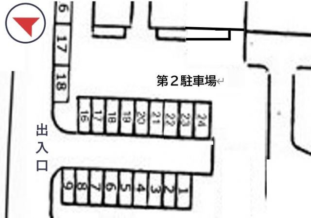 高塚団地1街区第2駐車場の駐車場写真