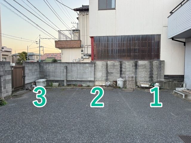 [3204f]東瑞江2丁目14☆個宅アキッパ駐車場の駐車場写真