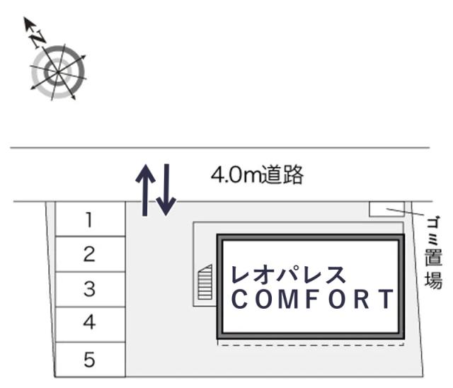 レオパレスCOMFORT駐車場【22234】の駐車場写真