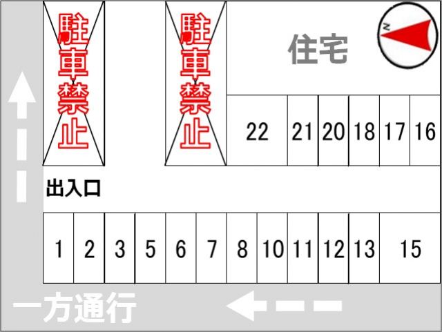 駐車場区画図