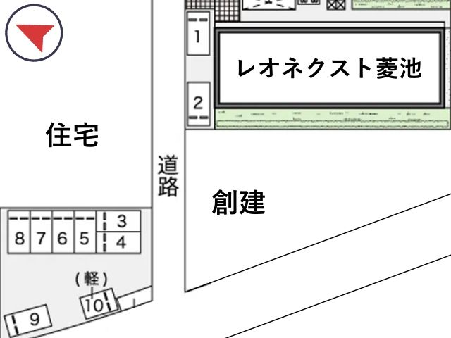 レオネクスト菱池駐車場【47010】の駐車場写真