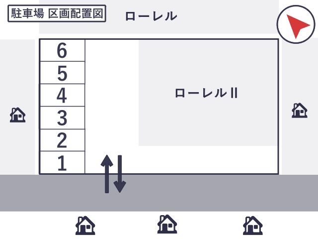 ローレルⅡ駐車場の駐車場写真