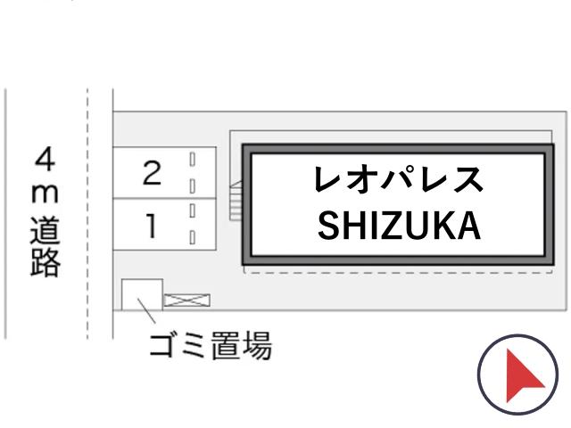 レオパレスSHIZUKA駐車場【10815】の駐車場写真