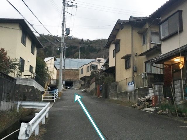 4.直進します。