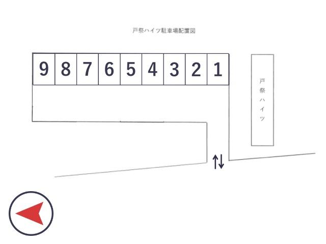 戸祭4丁目駐車場の駐車場写真