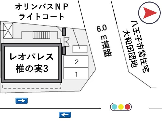レオパレス椎の実3駐車場【33973】の駐車場写真