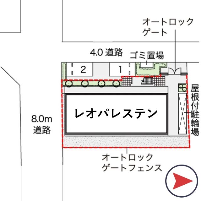 レオパレステン駐車場【44120】の駐車場写真