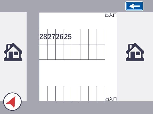 羽加美akippa駐車場【25】の駐車場写真