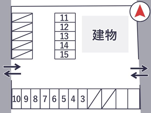 and LIFE駐車場の駐車場写真