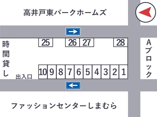 0150高井戸北駐車場 Bブロック(9)の駐車場写真