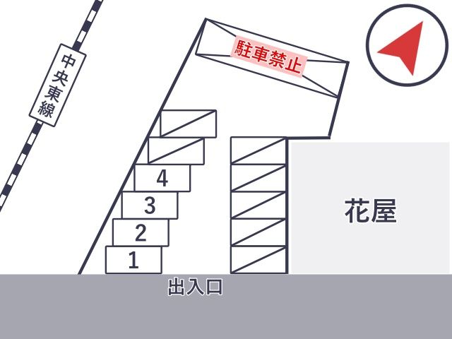 akippa太養パン店駐車場【翌朝2時まで利用可能】の駐車場写真
