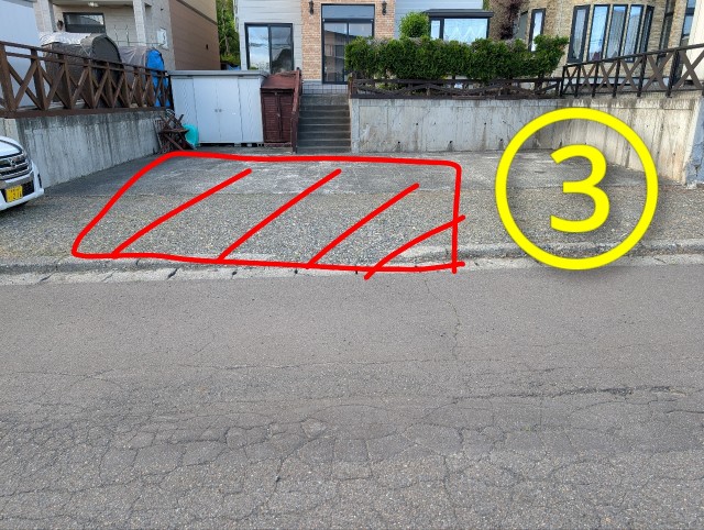 7/19　志文町1183番地192駐車場③の駐車場写真