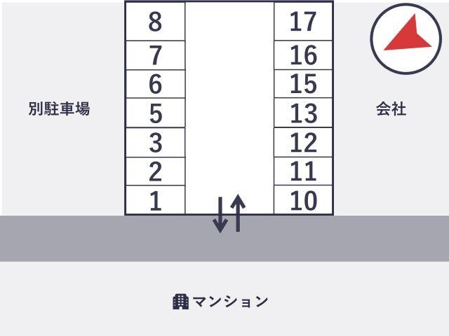 ○北庄町1丁目駐車場の駐車場写真