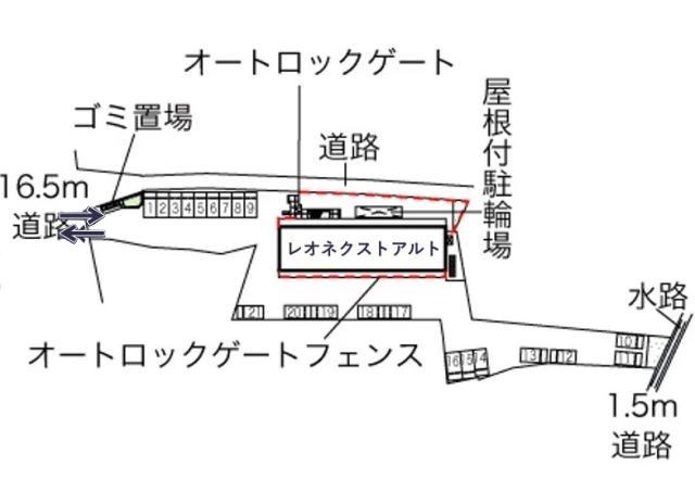 レオネクストアルト駐車場【44389】の駐車場写真