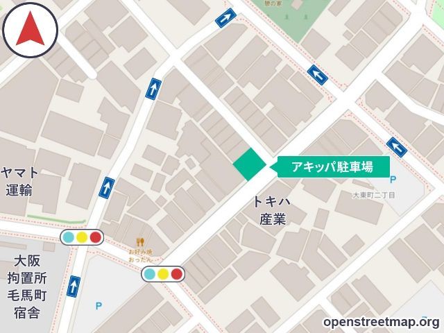 大東町2丁目 トキハ産業◉アキッパ駐車場の駐車場写真